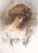 George gibbs Woman in Lace china oil painting reproduction